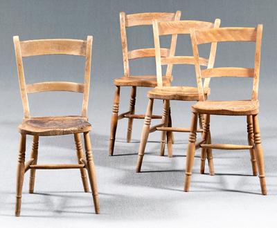 Set of four English chairs mixed 92658