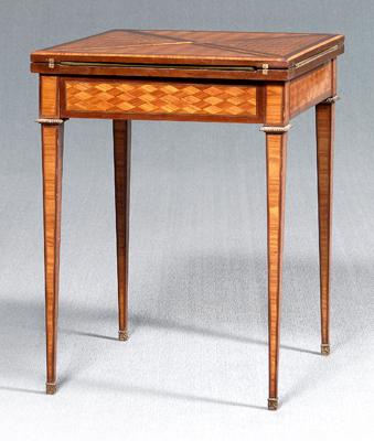 Inlaid French games table revolving 92748