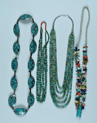 Four pieces Southwestern jewelry:
