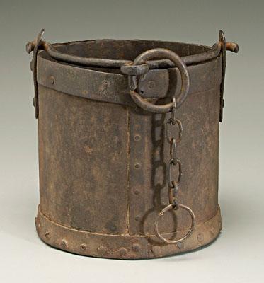 Civil War artillery grease bucket  92401