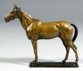 Equestrian bronze after Fratin  9240a