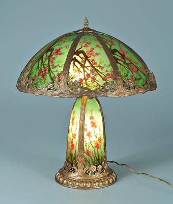 Art Nouveau Tiffany style lamp,