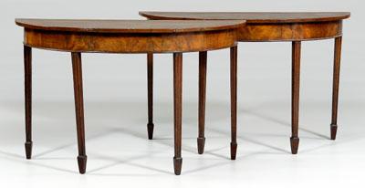Pair George III mahogany pier tables  92a3b