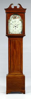 Georgian mahogany tall case clock  92a59