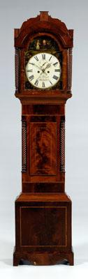 Georgian mahogany tall case clock  92a5a