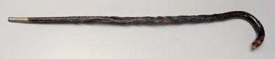 Folk art eagle carved cane original 92b24