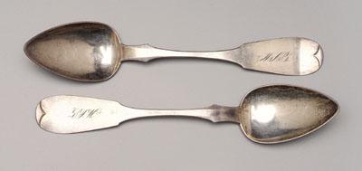 Pair Tennessee coin silver spoons  92b43