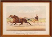 Currier & Ives equestrian lithograph,