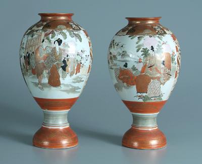 Pair Japanese porcelain vases  9290a