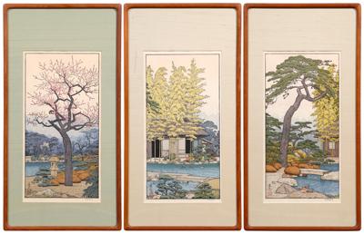 Three Toshi Yoshida woodblock prints 92910