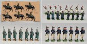 Five sets Britains toy soldiers: six