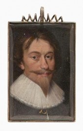 17th century miniature portrait  92e6b