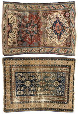 Two Kazak rugs 3 ft 6 in x 4 92eb0