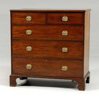 Chippendale five drawer chest  92f43