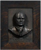 Relief plaque, Justice John Marshall