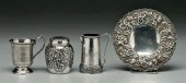 Four pieces silver hollowware: Tiffany