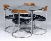 Daystrom table and chairs octagonal 93230