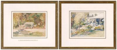 Two Frederic Gruger watercolors 93242