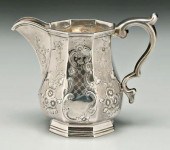 Coin silver pitcher    93250