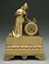 Louis Philippe bronze shelf clock  93367