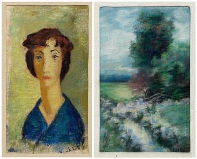 Two works by Leinbach portrait 93561