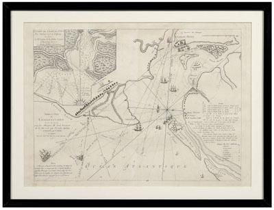 Charleston Revolutionary War map  935a0