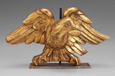 Carved and gilt eagle carved wood 93666