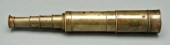 Five draw French brass telescope  9338a