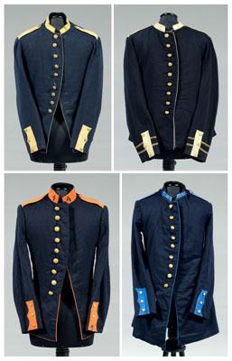 Four Indian War military jackets  93420