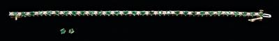 Emerald and diamond bracelet 30 9344e