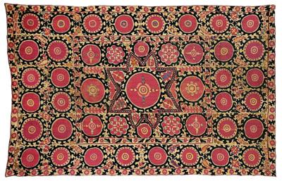Suzani silk embroidery finely 934ac