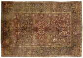 19th century Agra rug, rectangular central