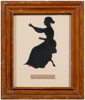 Augustin Edouart silhouette (French, 1789-1861),