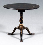 George III japanned tea table  93b1d