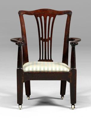 Rare Virginia Chippendale child&#39;s chair,