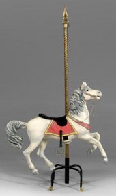 Dentzel painted carousel horse figure