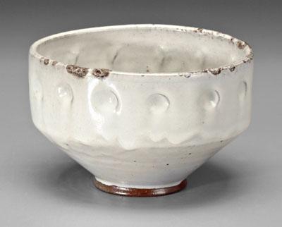 Jugtown white glazed bowl Chinese 93d19