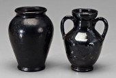 Two pieces Bachelder pottery: urn with