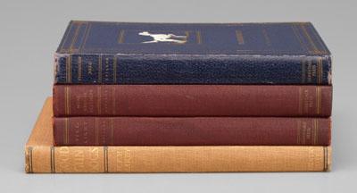 Four books, sporting titles: Burton Spiller,