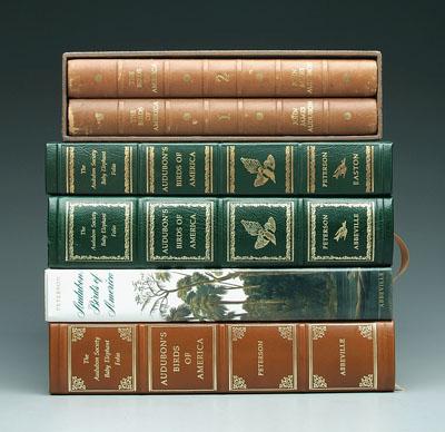 Six modern Audubon books two volumes  93e67