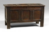 17th century oak joined chest  93be7