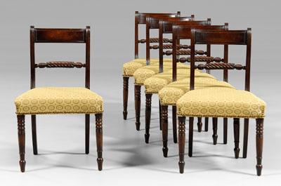 Set of six Regency dining chairs  93c0a