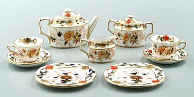 Royal Crown Derby miniature tea set : 2 in.