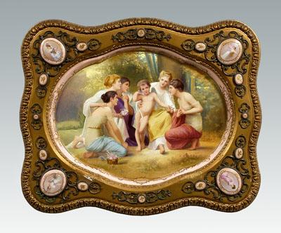 Royal Vienna porcelain plaque  94255