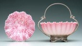Mother of pearl glass bride s basket  942e1