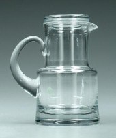 Tiffany glass pitcher and   93f7b