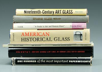 68 books and pamphlets on glassware  93fa5