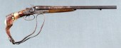 Cased gambler's gun, Belgian with
