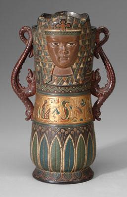 Egyptian Revival art pottery vase  94662