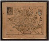 17th century map, Virginia, "Nova